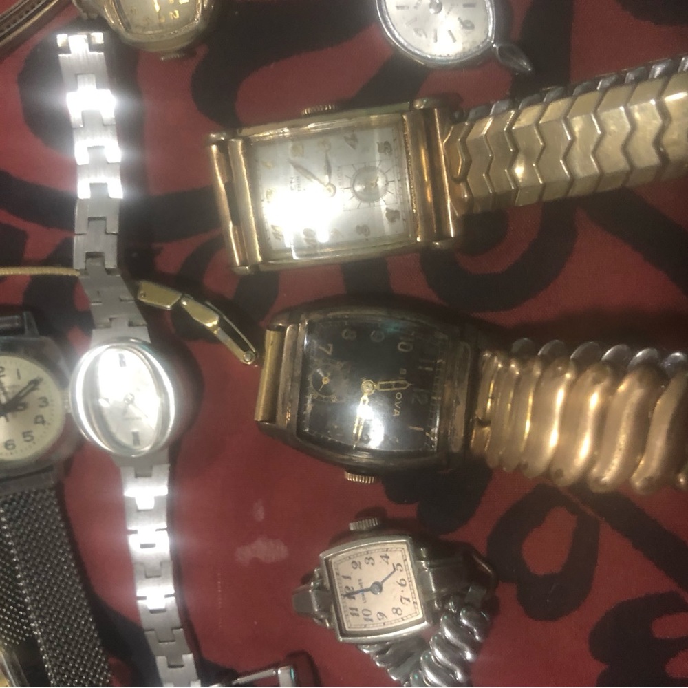 Beautiful working and non gold/silver men’s and women’s vintage rare watches